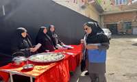 نظارت کارشناسان بهداشت محیط بر مراسم شرخوارگان حسینی در شهرستان فیروزکوه 