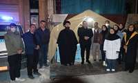 تداوم خدمت‌رسانی در میعادگاه بیعت؛ برپایی میز خدمت شبکه بهداشت و درمان فیروزکوه