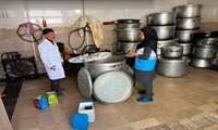 نظارت کارشناسان سلامت محیط شبکه بهداشت و درمان فیروزکوه بر مراسم عزاداری اربعین حسینی و جاماندگان اربعین