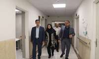 بازدید مدیر بازرسی و عملکرد دانشگاه از شبکه بهداشت و درمان و بیمارستان امام خمینی(ره) فیروزکو