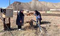 بازدید از سامانه‌های آبرسانی روستاهای هرانده و مهاباد در چهارمین روز ماه مبارک رمضان