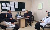بازدید میدانی مدیر محترم شبکه بهداشت و درمان از مراکز خدمات جامع سلامت در شرایط بحرانی