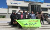 عیادت از بیماران بيمارستان امام خميني (ره ) توسط مسئولین شهرستان فیروزکوه