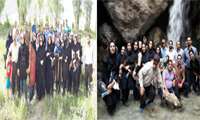 طبیعت گردی  و پیاده روی هفتگی سرپرست و پرسنل شبکه بهداشت و درمان :  این هفته طبیعت زیبای تنگه واشی