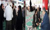 حضور سرپرست شبکه بهداشت و درمان در دیدار مردمی فرماندارو روسای ادارات شهرستان