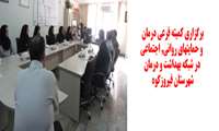 برگزاری کمیته فرعی درمان و حمایتهای روانی, اجتماعی در شبکه بهداشت و درمان شهرستان فیروزکوه