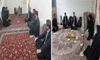 دیدار سرپرست شبکه بهداشت و درمان با خانواده معظم شهدا 