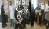 بازدید مسئول امور عمومی مرکز بهداشت از مراکز سلامت جامع لزور و ارجمند